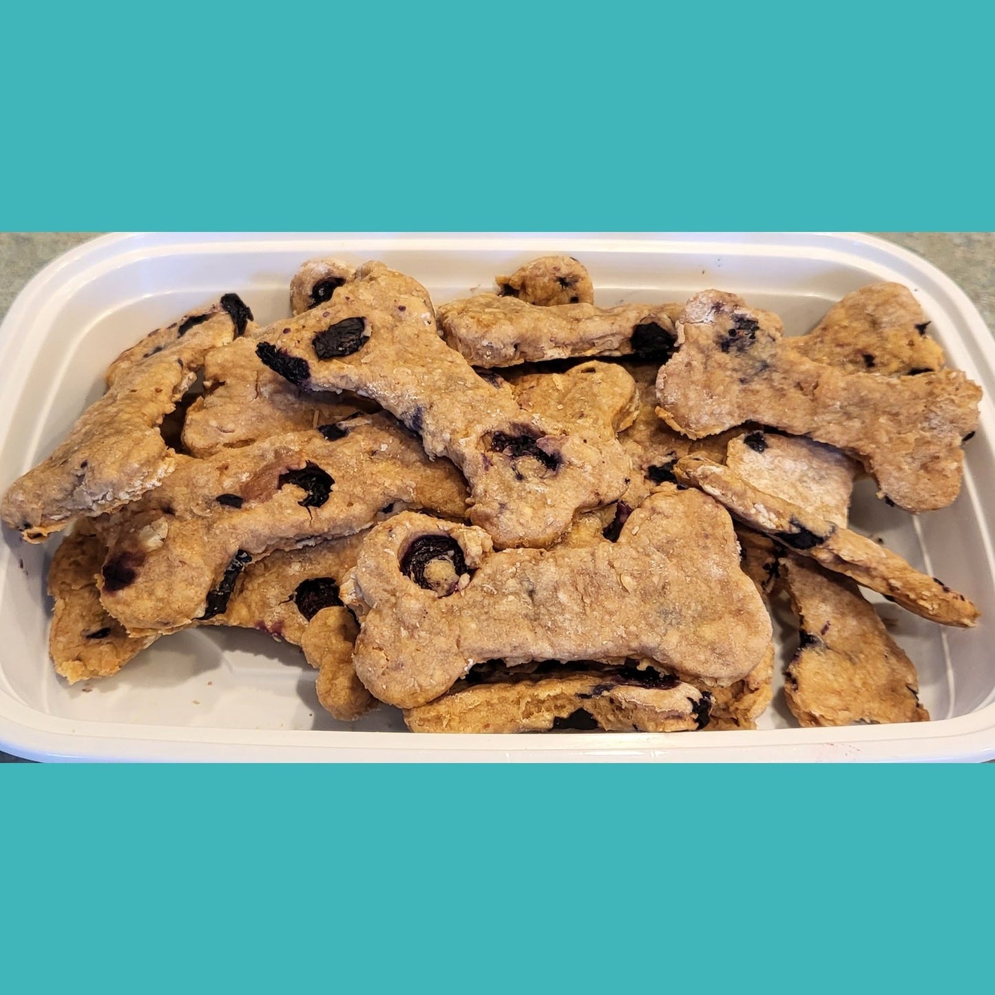 Blueberry Banana Crunchy Biscuit