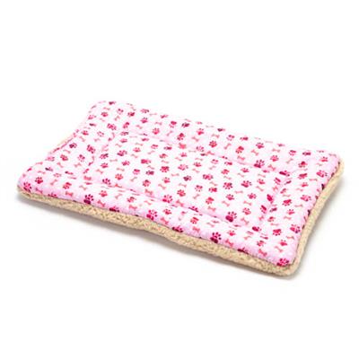 Pink Paw Print Bed