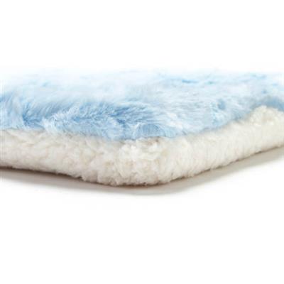 Blue Minky Bed