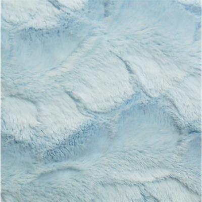 Blue Minky Bed