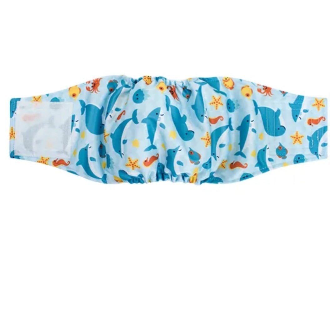 Male Dog Wrap Sea creatures