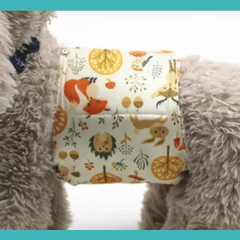 Male Dog Wrap Forest Friends