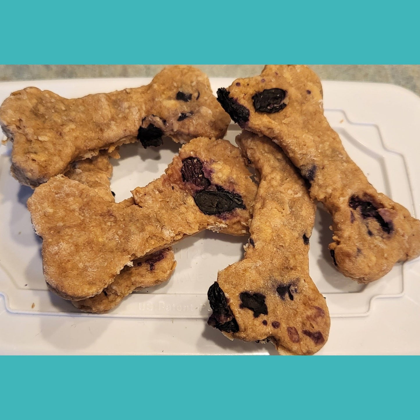 Blueberry Banana Crunchy Biscuit