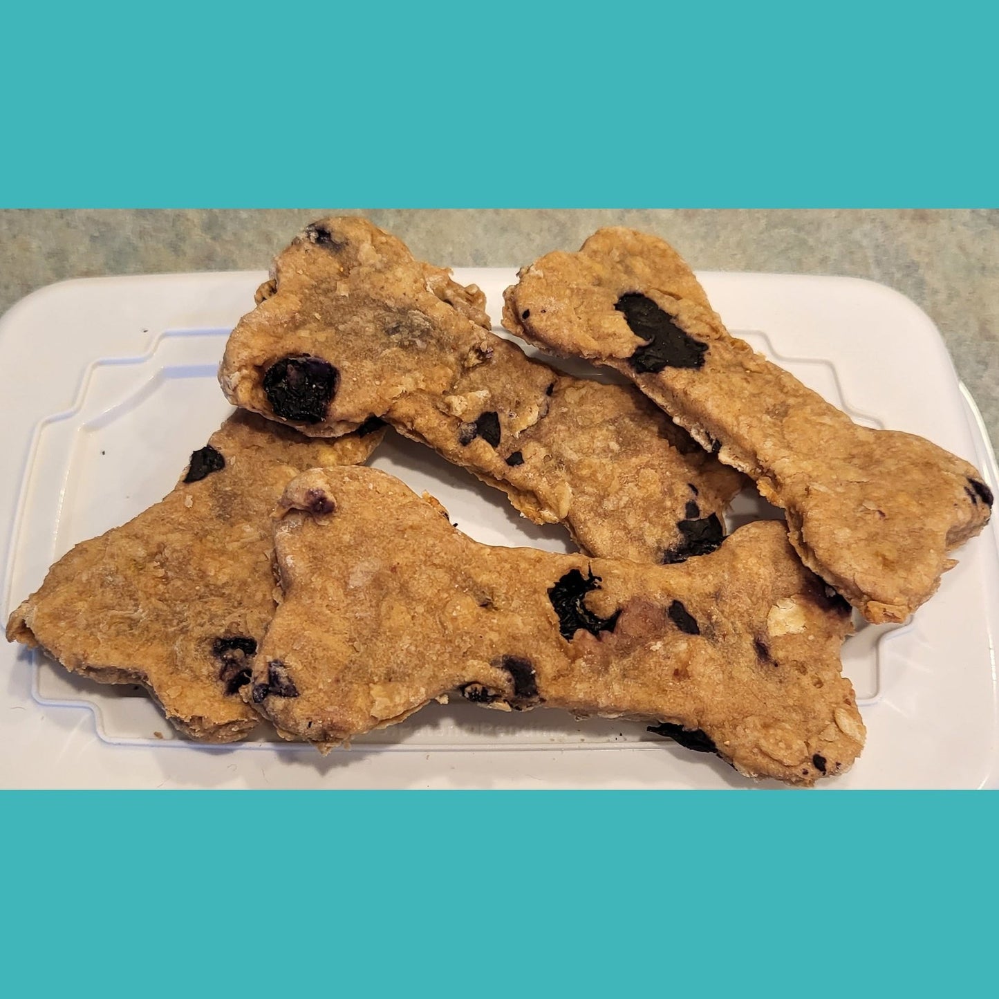 Blueberry Banana Crunchy Biscuit