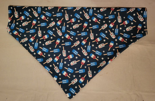 Patriotic Popcicles Collar Bandana