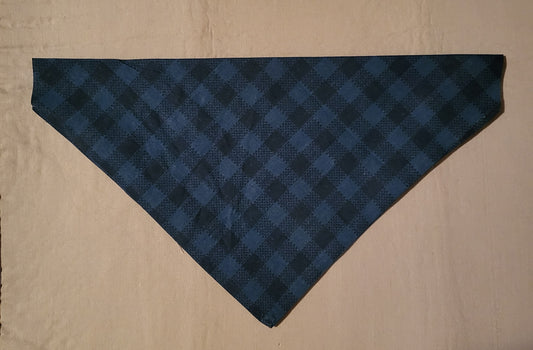 Buffalo Plaid Blue Collar Bandana