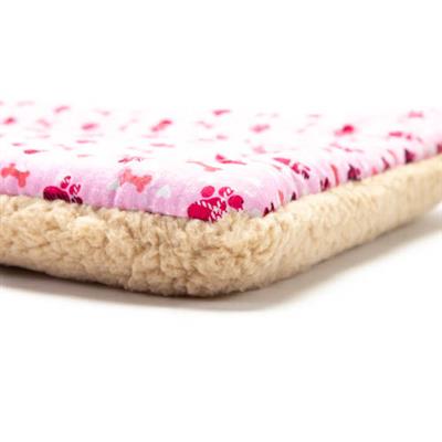 Pink Paw Print Bed