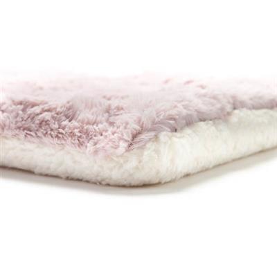 Pink Minky Bed