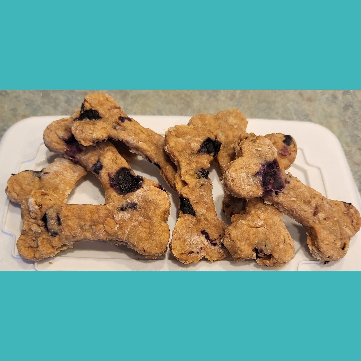 Blueberry Banana Crunchy Biscuit