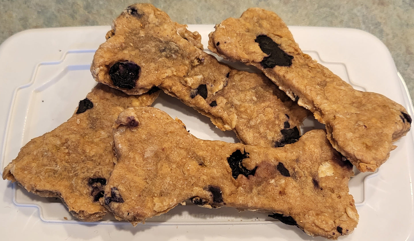 Blueberry Banana Crunchy Biscuit